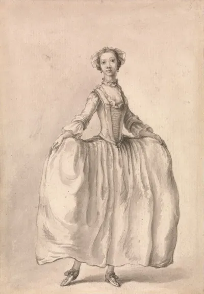 Standing Figure Of A Lady