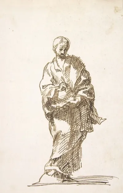Standing Figure Of An Evangelist