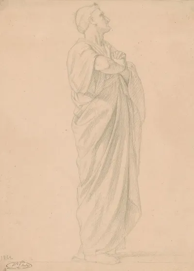 Standing Figure With Hands Clasped