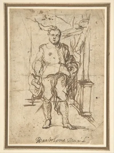 Standing Male Figure Study For A Portrait