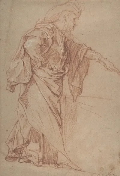 Standing Male Figure With Left Arm Extended