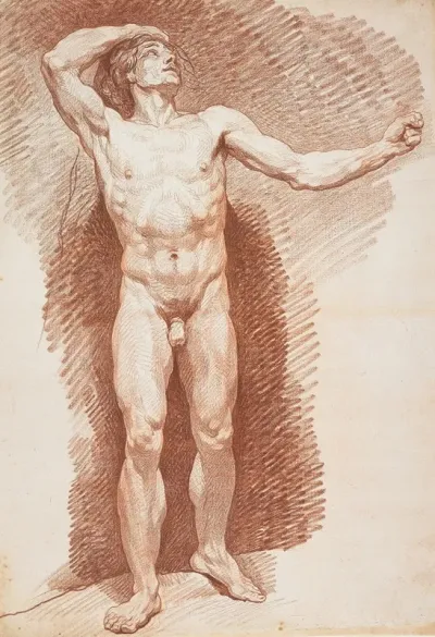 Standing Male Nude 12