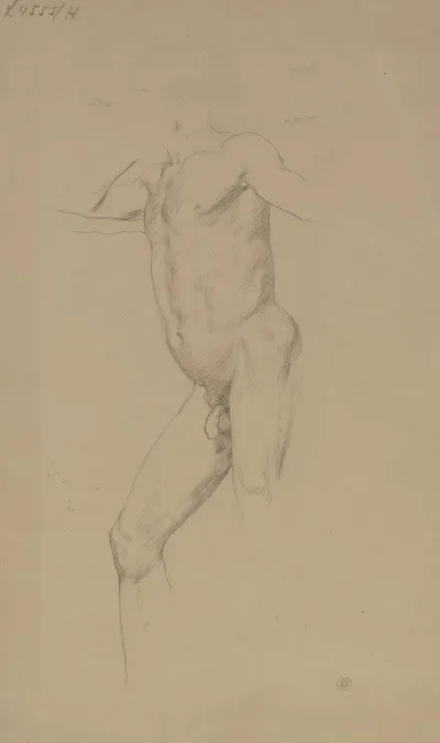 Standing Male Nude 15