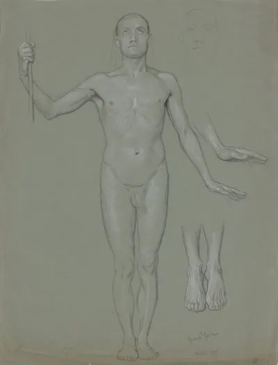 Standing Male Nude 16