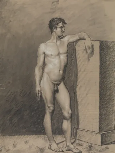 Standing Male Nude 22