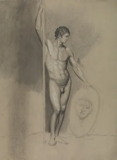 Standing Male Nude 25