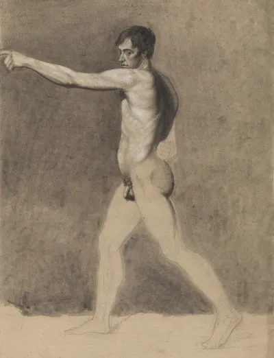 Standing Male Nude 26