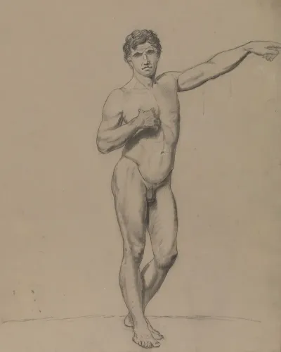 Standing Male Nude 28