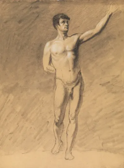 Standing Male Nude 36