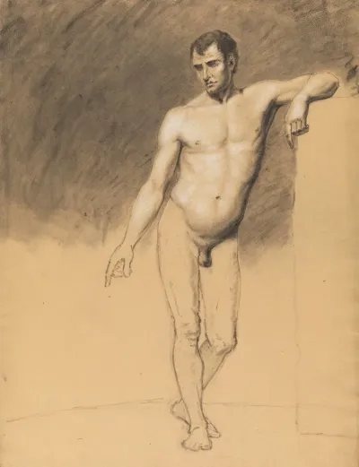 Standing Male Nude 37