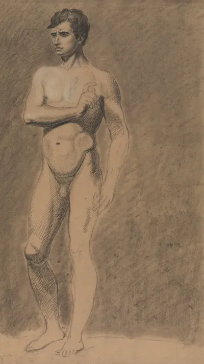 Standing Male Nude 38