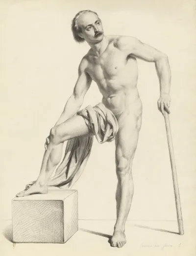 Standing Male Nude 39