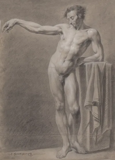 Standing Male Nude 40