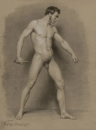 Standing Male Nude 41
