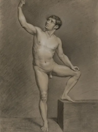 Standing Male Nude 42