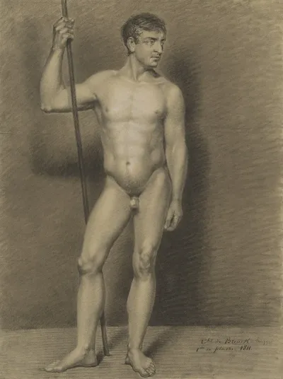 Standing Male Nude 45