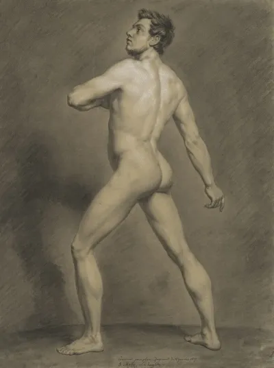 Standing Male Nude 46