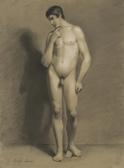 Standing Male Nude 47