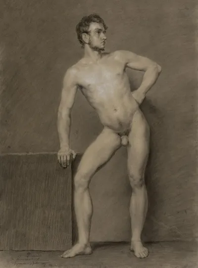 Standing Male Nude 48