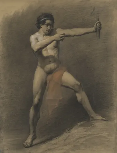 Standing Male Nude 50