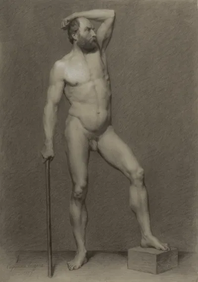 Standing Male Nude 53