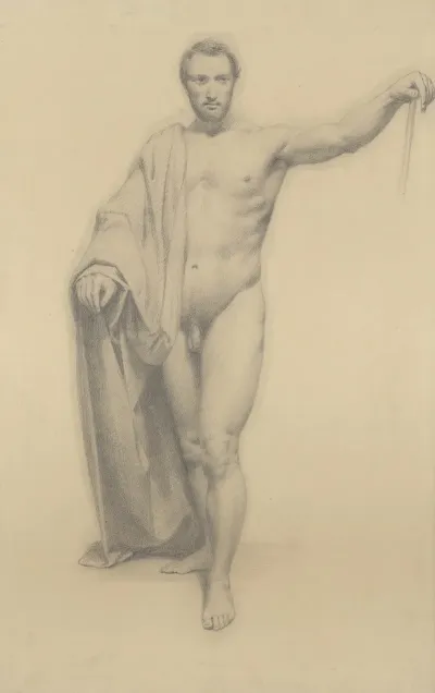 Standing Male Nude 54