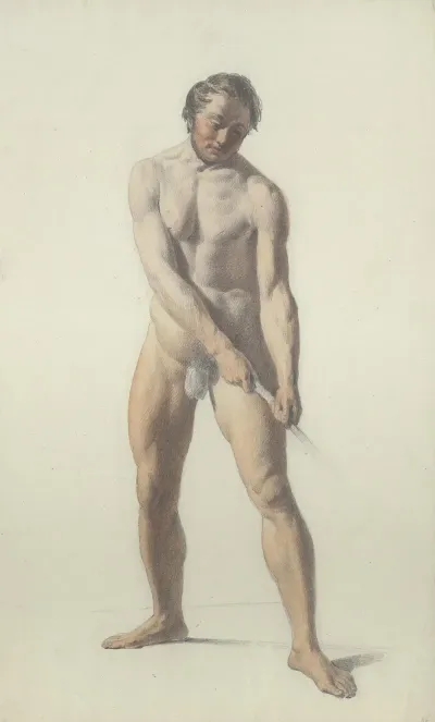 Standing Male Nude 55