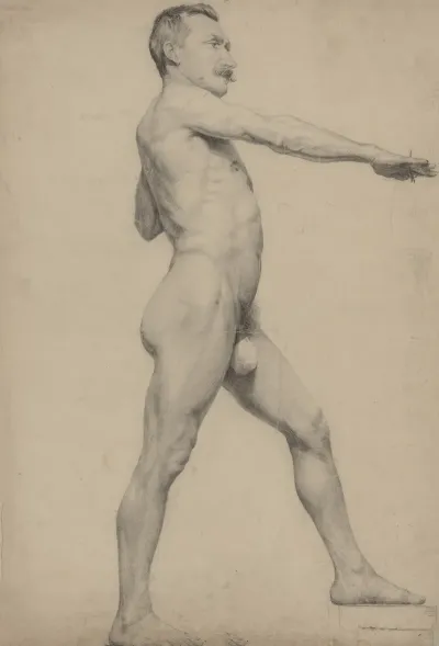 Standing Male Nude 56