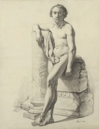 Standing Male Nude 58