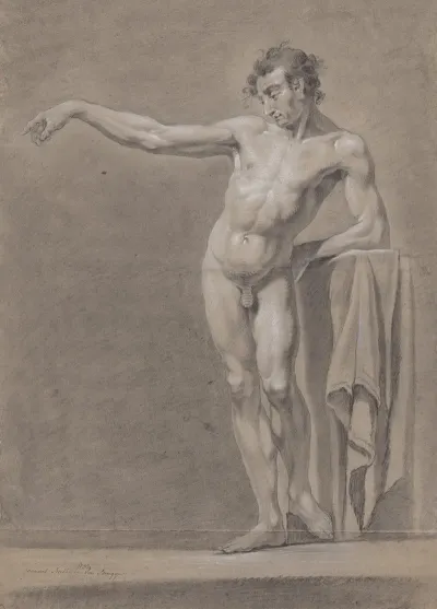 Standing Male Nude 59