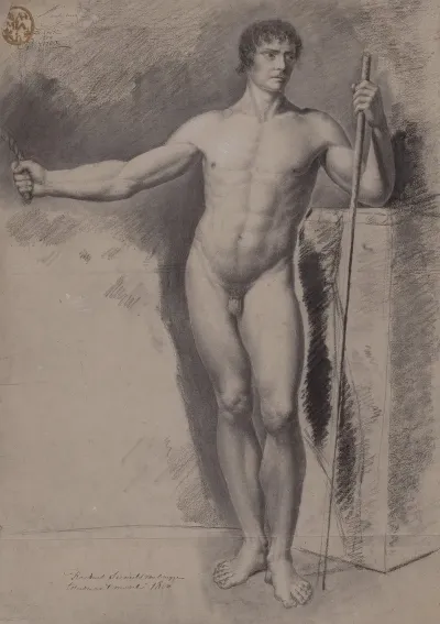 Standing Male Nude 73