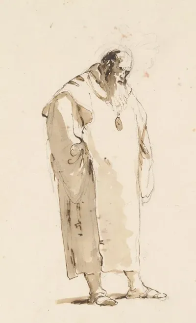 Standing Man Facing Half Right