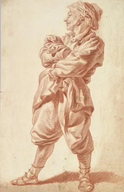 Standing Man In Exotic Dress