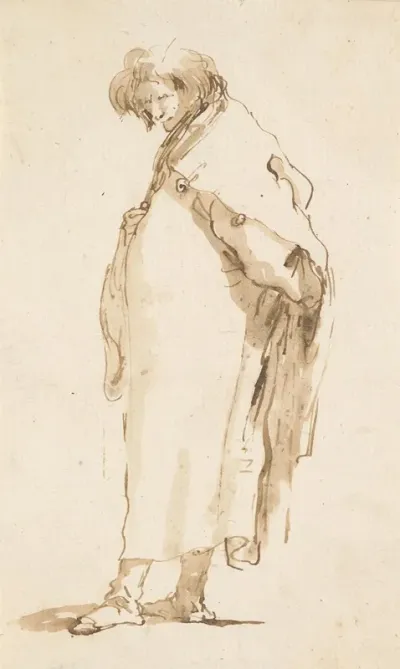 Standing Man Turned To The Left