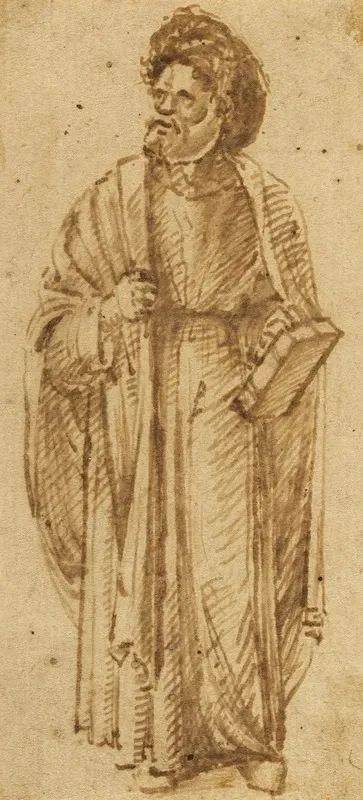 Standing Man Wearing A Turban