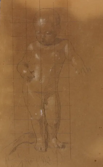 Standing Nude Child