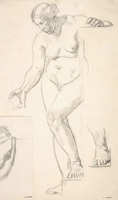 Standing Nude Female Figure 2