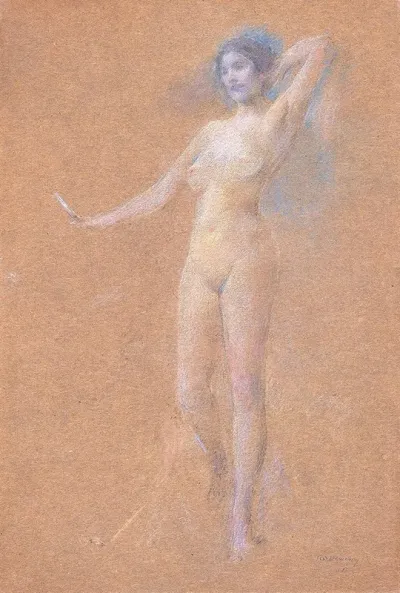 Standing Nude Figure Of A Girl