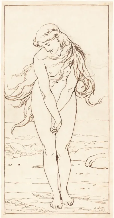 Standing Nude With Crossed Arms
