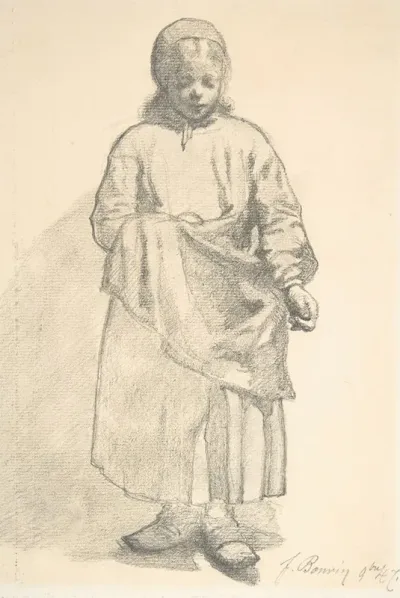 Standing Peasant Girl