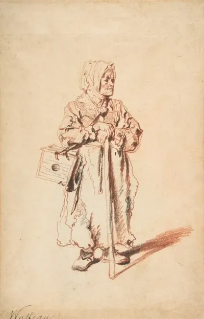 Standing Savoyarde With A Marmot Box