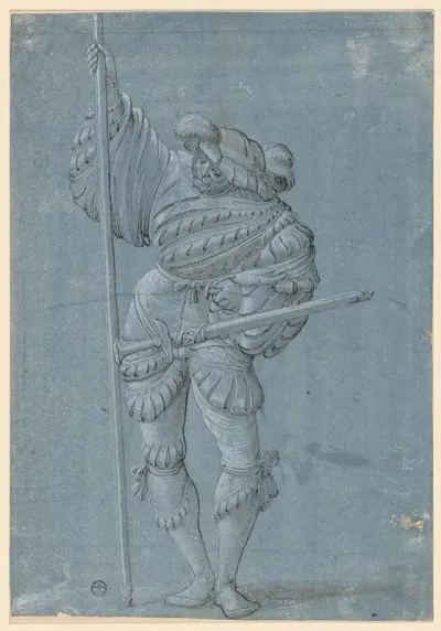 Standing Warrior With A Spear