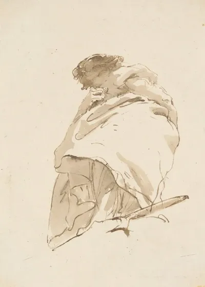 Standing Woman Turned To The Left