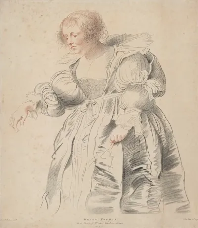 Standing Young Woman