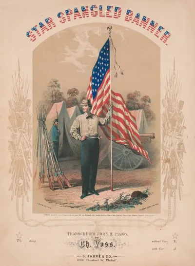 Star Spangled Banner Transcribed For The Piano By Ch Voss