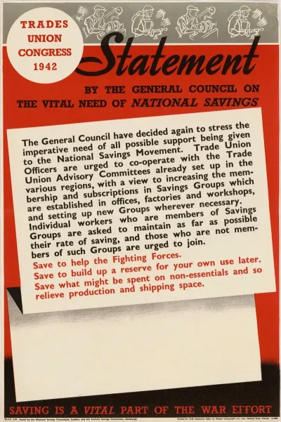Statement By The General Council On The Vital Need Of National Savings