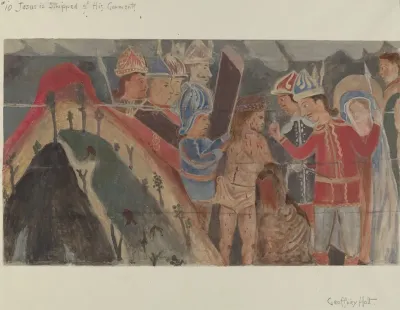 Station Of The Cross No 10 Jesus Is Stripped Of His Garments 2