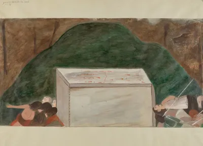 Station Of The Cross No 14 Jesus Is Laid In His Tomb 2