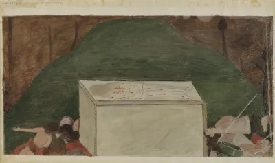 Station Of The Cross No 14 Jesus Is Laid In His Tomb