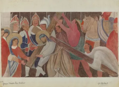 Station Of The Cross No 4 Jesus Meets His Mother 2